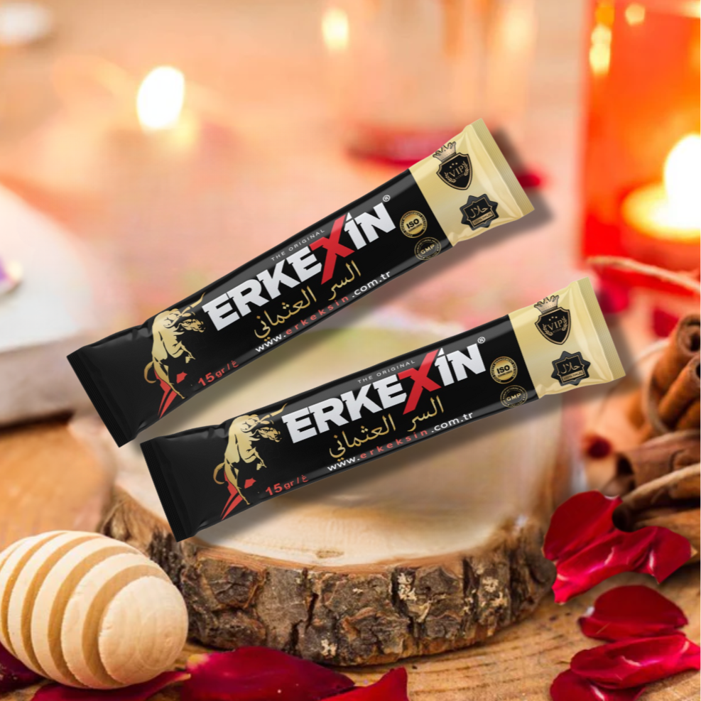 Erkexin Macun (se procura in pereche 2 plicuri) - pastă naturală pentru potență, testosteron și libidou, ideală pentru performanță sportivă!