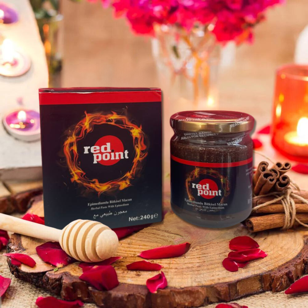Red Point – pastă premium cu miere și plante pentru potență și erecție puternică