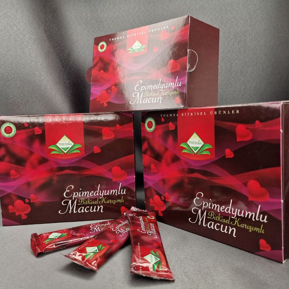 Pasta Macun (cutie cu 12 plicuri) - îmbunătățește potența la bărbați și amplifică sensibilitatea la femei.
