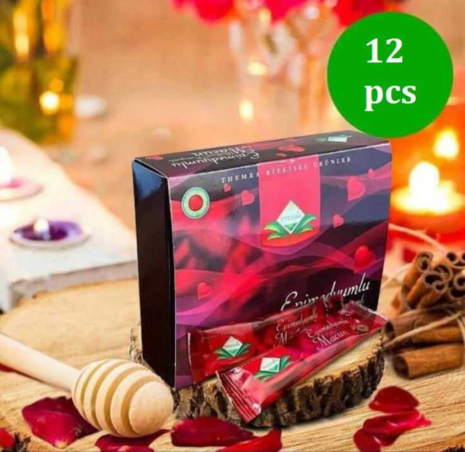 Pasta Macun cutie cu 12 stikuri - îmbunătățește potența la bărbați și amplifică sensibilitatea la femei.